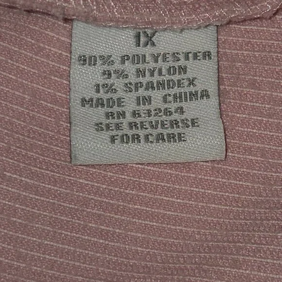 Dressbarn Women Pink Corduroy Zip Up Jacket Hoodie - Picture 5 of 6